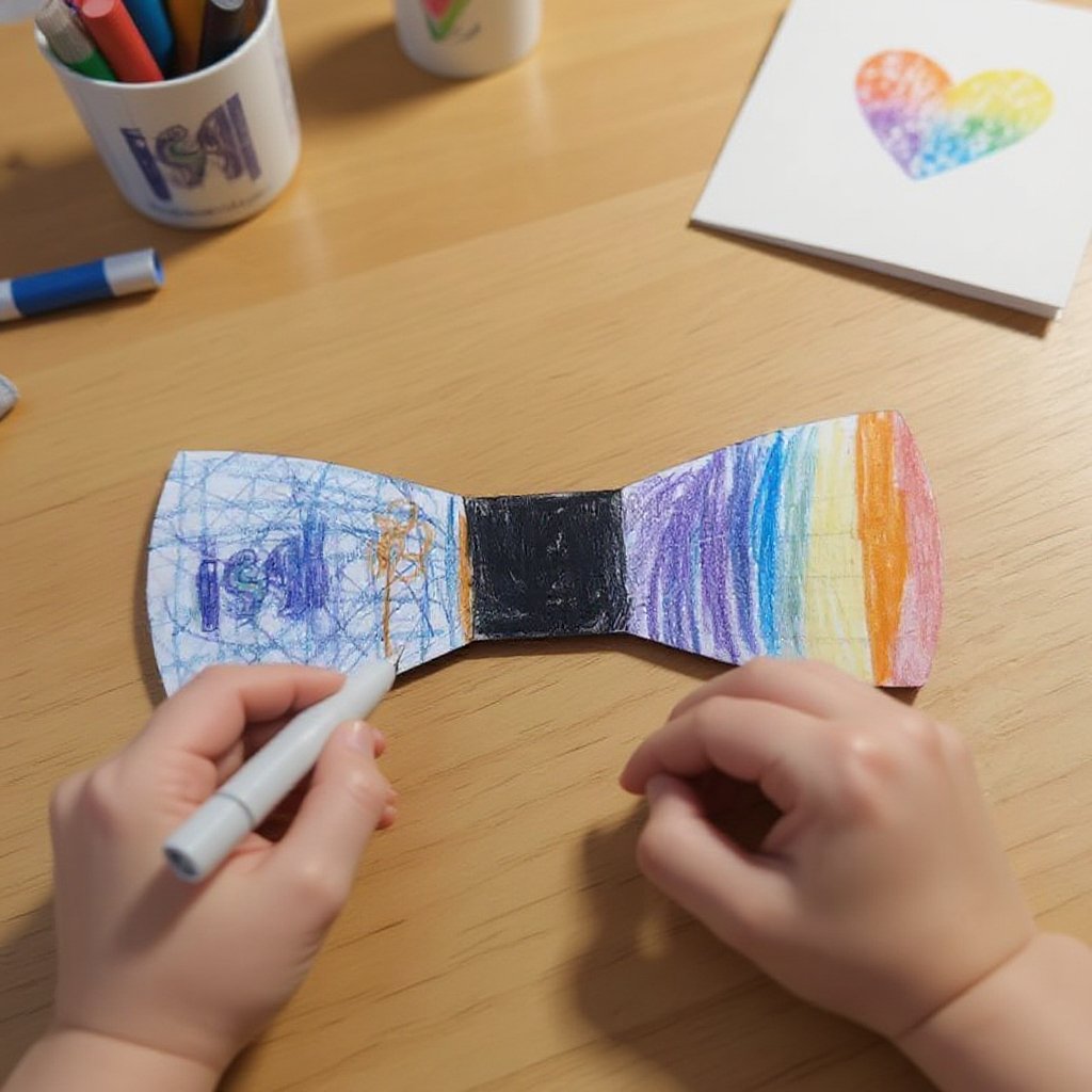 Isadepäeva lipsu toorikud (8tk) - Image 2